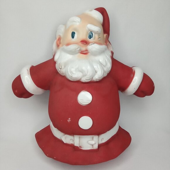 MCM Christmas Luminary Tree Top Wall Plaque Santa-Glo Noma Made In The USA 1950s - Picture 4 of 16